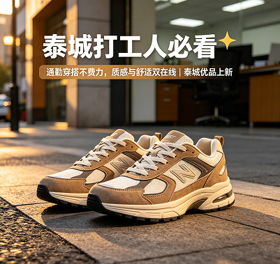 美拉德拼色复古慢跑鞋 软底气垫通勤运动鞋
